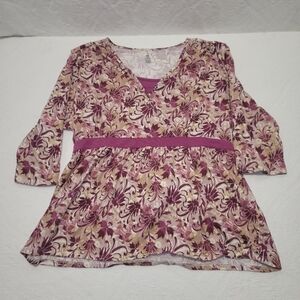 77. Bobbie Brooks 3/4 Sleeve Blouse Sz 2X (20-22)